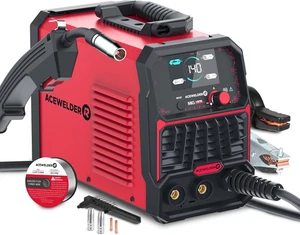 140A 3-in-1 Gasless MIG TIG Stick Welder - Portable IGBT Inverter 110V - Picture 1 of 11