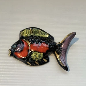 Ceramique D’art Vallauris Poisson Murale 1960 France  - Picture 1 of 8