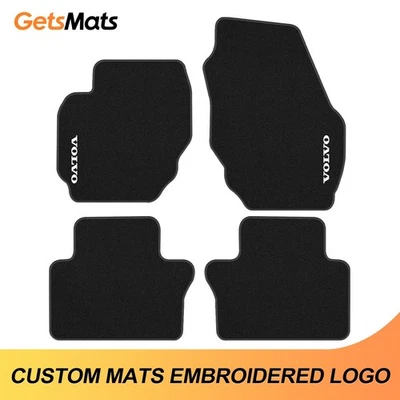 Подходит для Volvo S80 2009-2013 качественные велюровые коврики для пола автомобиля черные вкладыши - Изображение 1 из 4