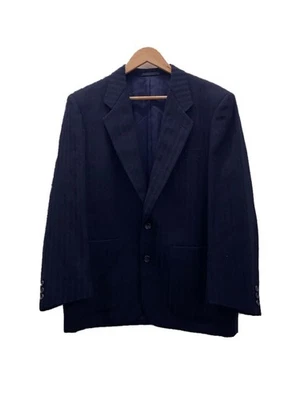 Chaqueta a medida COMME des GARCONS HOMME S lana NVY rayas HJ 08011S Foto 1 de 4