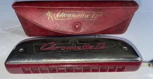 M Horner harmonica Chrometta 12 nr255 with case , Germany - Picture 1 of 8