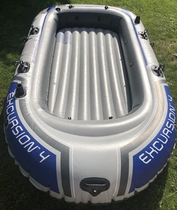 INTEX Excursion 4 | Boot Schlauchboot Angelboot | PaddelPumpe | Boot-Set | 68324 - Bild 1 von 12