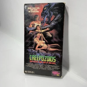 Creepozoids 1987 Cult Video VHS 80s Horror Linnea Quigley Tested Works - Picture 1 of 3