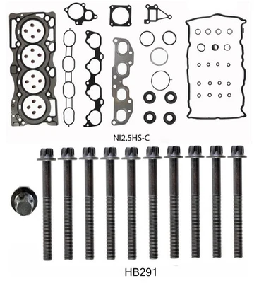 Комплект прокладок головки блока цилиндров для NISSAN SENTRA ROGUE 2,5 л DOHC 2007-2013 RA/693RB - Изображение 1 из 4