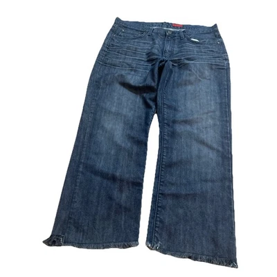 Pantalones de mezclilla Apt 9 para hombre 36x32 azul oscuro calce relajado pierna recta clásicos informales Foto 1 de 3