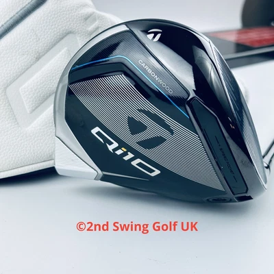 Used Taylormade QI10 Driver / 9 Degree / Hzrdus Smoke Red RDX Stiff Flex Shaft - Image 1 of 4