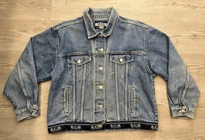 Vintage B.U.M. Equipment Denim Button Up Jacket Women’s Size L - Picture 1 of 9