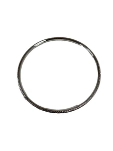 Sterling Silber 925 strukturierter Armreif Armband - Bild 1 von 6