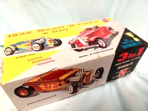 1932 MODEL B FORD DEUCE BUILT w/ BOX and instructions AMT ROADSTER - Picture 1 of 11