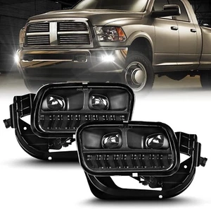 Luces antiniebla LED blancas para Dodge Ram 1500 2500 3500 2009-2018 parachoques luces de conducción - Imagen 1 de 13