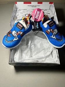 Dr. Seuss Slip On Boys Girls Baby Toddler Shoes Cat In The Hat Flex Sport USA 7 - Picture 1 of 7