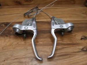 1990's brake levers & shifters Shimano 400 CX ST-C040 VIA Japan 3 x 7 speed - Picture 1 of 15