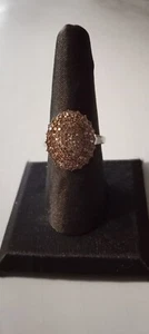 Natural Champagne Diamond Ring - Picture 1 of 7