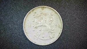 FINLAND 1 MARKKA 1930 AUG26F - Picture 1 of 2