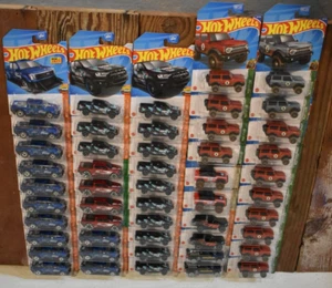 LOT OF 50 HOTWHEELS FORD TRUCKS F150 LIGHTNING CUSTOM BRONCO HKS RANGER 21 R 19 - Picture 1 of 24