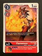 Flamemon | BT12-009 C | Red | Across Time | Digimon TCG