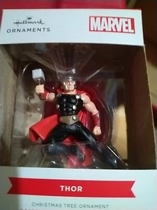 2021 Hallmark Red Box Christmas Tree Ornaments Marvel's THOR God Of Thunder T22 - Picture 1 of 2