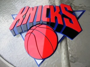 KNICKS 3D SIGN art  man cave NY hall basketball  Randle display ball England - Picture 1 of 12