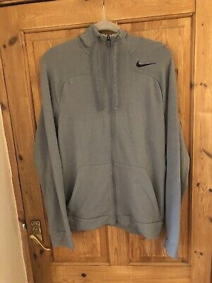 NIKE RUNNING DRI-FIT Zip Up  Long Sleeve Tracksuit Top Mens Size Small • 8.64€
