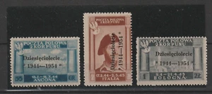POLISH EXIL GOVERNMENT IN LONDON SASSONE 1-3, COMPLETE SET , MNH, SEE!! - Picture 1 of 1