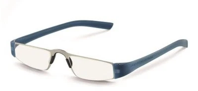 Porsche Design P 8801 N blau Lesebrille nur Fassung vom Augenoptiker Halbbrille - Bild 1 von 2