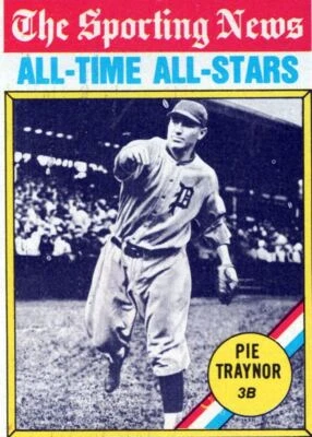 1976 Topps Pie Traynor Pittsburgh Pirates #343 - Image 1 of 2