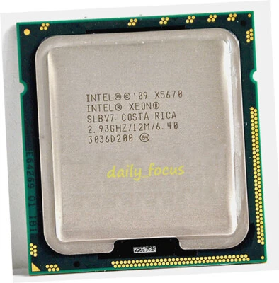 Intel Xeon X5670 X5677 X5687 X5672 X5675 LGA1366 CPU processor - Image 1 of 4