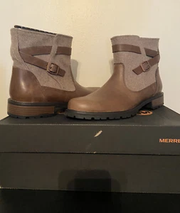 Bota Merrell Legacy Hebilla Mujer Impermeable Tabaco J97340 Talla 10 - Imagen 1 de 12