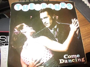 1982 THE KINKS Come dancing US Stereo/Mono Promo Pic Sleeve 7" Arista 1054 NM/VG - Picture 1 of 3