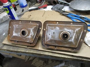 1939 1940 Cadillac Lasalle Engine Valve Covers Set of 2 - Picture 1 of 2