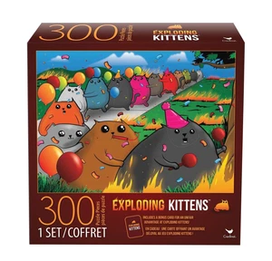 Rompecabezas de 300 piezas Cardinal Games gatitos explotando - Imagen 1 de 1
