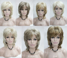 Ladies Wig Natural Wave Medium Length 16" Women' Synthetic Wig 7 Color 