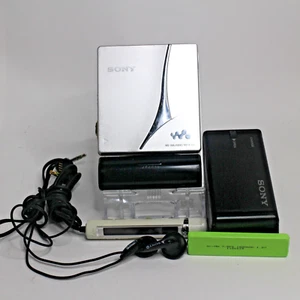 SONY Portable MD Mini Disc player Walkman MZ-E720 silver working confirmed - Picture 1 of 19