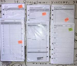 Lot of 400 Various Personal Notebook Refills 3.75 x 6.75 Open Box 6-hole-punched - Picture 1 of 5