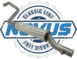 Silenciador de acero inoxidable Novus para VW Jetta 16 1.8 82kw escape deportivo NUEVO - Imagen 1 de 1
