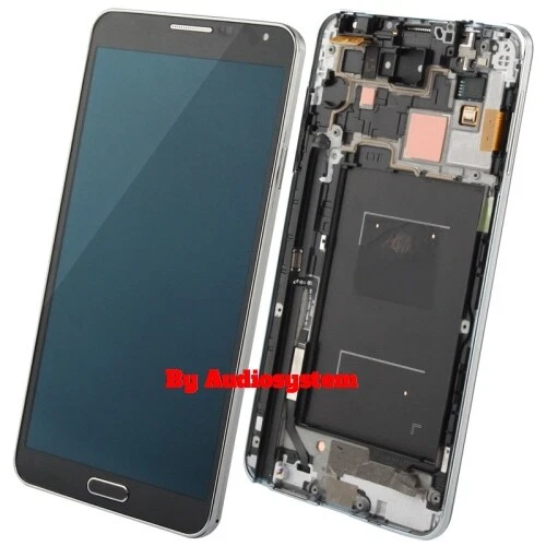 DISPLAY LCD+TOUCH SCREEN +FRAME SAMSUNG GALAXY NOTE 3 SM-N9005 NERO VETRO GRIGIO - Immagine 1 di 1
