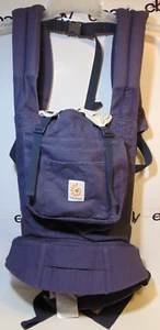 Ergobaby Portabebés Bebé Demin Ajustable Acolchado Original 2 Bolsillos Ballena - Imagen 1 de 11
