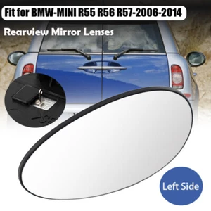 Espejo retrovisor lateral izquierdo vidrio térmico para Mini Cooper R55 R56 R57 R58 R59 2007-2015, - Imagen 1 de 13