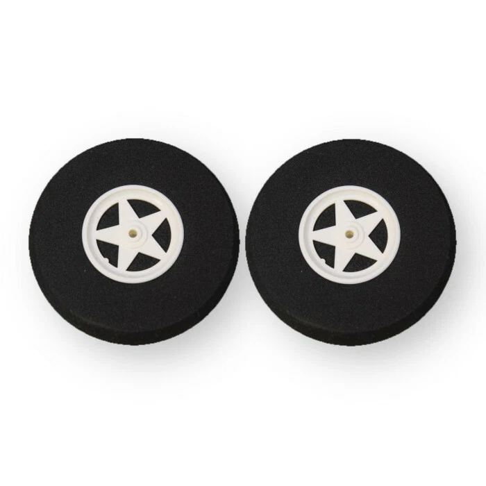 2 Stk. Reifen Ø 75 mm (NUR 12 Gramm!)- Abheben aus dem Rasen - Bild 1 von 1