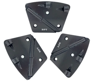 3 Pk PCD Diamond Grinding Shoes for Epoxy Glue Coating Granite Concrete Removal - Picture 1 of 22