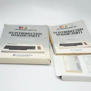 Vintage Commodore VIC 20 Introduction to BASIC Part 1 Original With Box - Picture 1 of 4
