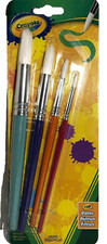 Crayola Big Paint Brushes 4 Count Round