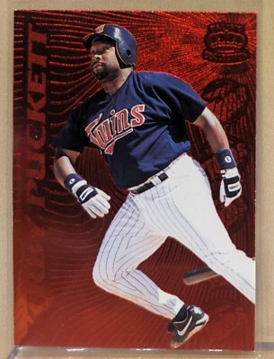 1996 Pacific Prisms RED HOT STARS #9 Kirby Puckett Twins HOF RARE FOIL INSERT - Image 1 of 2