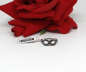 Sterling Silver NWT JTV Black Diamond Ring Size 9 3.12g CAT RESCUE - Picture 1 of 2