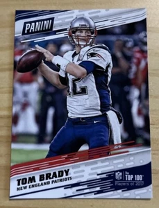 Tom Brady 2017 Panini Day Football Top 100 Players #1! New England Patriots Card - Picture 1 of 2