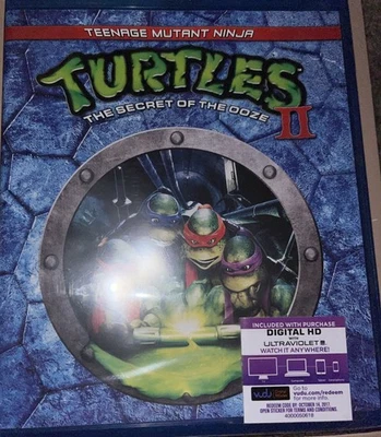 Teenage Mutant Ninja Turtles II: The Secret of the Ooze Blu-Ray New Sealed Foto 1 de 2