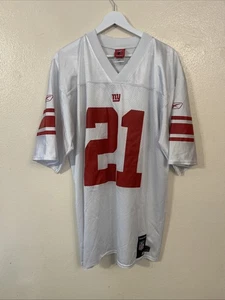 Maglia vintage New York Giants uomo media Tiki Barber #21 NFL Reebok calcio - Foto 1 di 10