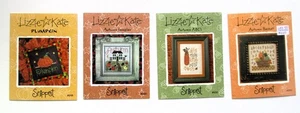 Lot of 4 LIZZIE KATE Snippets AUTUMN Counted Cros Stitch Patterns - Picture 1 of 3