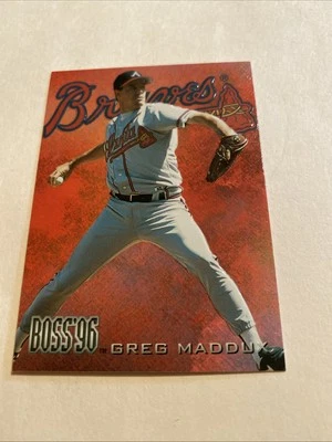 1996 Skybox Circa - Boss Greg Maddux #27 - Image 1 of 2