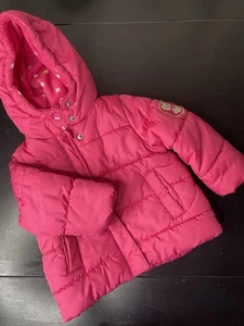 Carter's Baby Girls Pink Puffer Jacket 12months - Picture 1 of 5